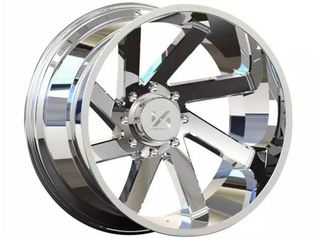 Arkon Off-Road Lincoln Chrome 6-Lug Wheel; Left Directional; 20x12; -51mm Offset (2024 Ranger)