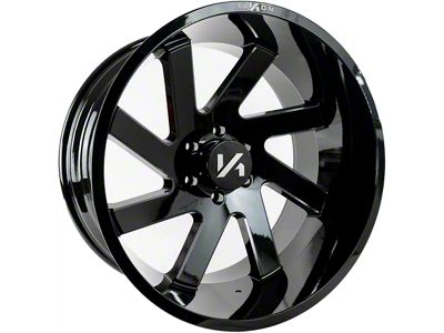 Arkon Off-Road Lincoln Gloss Black Milled 8-Lug Wheel; Right Directional; 20x10; -25mm Offset (19-24 RAM 2500)