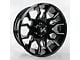 Arkon Off-Road Roosevelt Gloss Black with Milled Edges 6-Lug Wheel; 20x10; -25mm Offset (21-24 Tahoe)