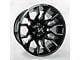 Arkon Off-Road Roosevelt Gloss Black with Milled Edges 6-Lug Wheel; 20x12; -51mm Offset (21-24 Tahoe)