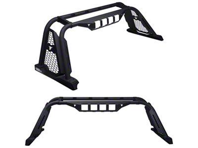 Armordillo CR-M Chase Rack with LED Shroud; Matte Black (15-24 Canyon)