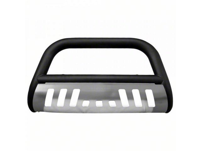 Armordillo Classic Bull Bar with Aluminum Skid Plate; Matte Black (05-11 Dakota)