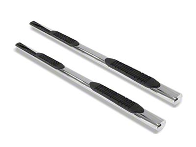 Armordillo 4-Inch Oval Side Step Bars; Polished (04-08 F-150 Regular Cab)