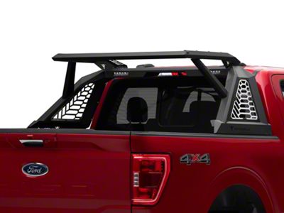 Armordillo CR-X Rack Chase Rack; Matte Black (97-25 F-150 Styleside)