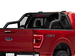 Armordillo CR1 Chase Rack with LED Shroud; Matte Black (97-25 F-150 Styleside)