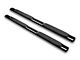 Armordillo 4-Inch Oval Side Step Bars; Black (01-03 F-250 Super Duty SuperCrew)