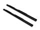 Armordillo 4-Inch Oval Side Step Bars; Black (17-24 F-250 Super Duty SuperCab)