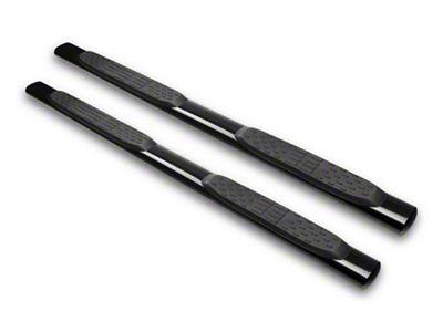 Armordillo 4-Inch Oval Side Step Bars; Polished (01-03 F-250 Super Duty SuperCrew)