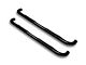 Armordillo 5-Inch Oval Side Step Bars; Matte Black (01-03 F-250 Super Duty SuperCrew)