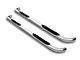 Armordillo 5-Inch Oval Side Step Bars; Polished (01-03 F-250 Super Duty SuperCrew)