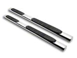 Armordillo 5-Inch Oval Side Step Bars; Polished (17-25 F-250 Super Duty SuperCab)