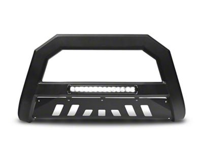 Armordillo AR Series Bull Bar with LED Light Bar; Matte Black (99-04 F-250 Super Duty)