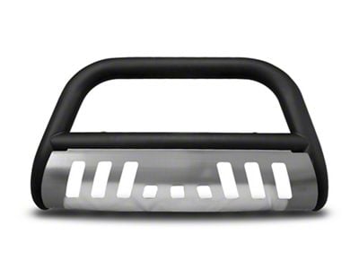 Armordillo Classic Bull Bar with Aluminum Skid Plate; Matte Black (08-10 F-250 Super Duty)