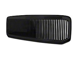 Armordillo Vertical Upper Replacement Grille; Gloss Black (05-07 F-250 Super Duty)