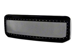 Armordillo Studded Mesh Upper Replacement Grille; Gloss Black (05-07 F-350 Super Duty)