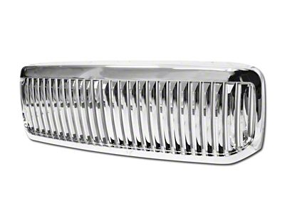 Armordillo Vertical Upper Replacement Grille; Chrome (99-04 F-350 Super Duty)