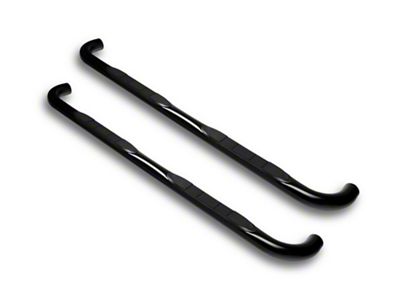 Armordillo 5-Inch Oval Side Step Bars; Black (98-01 RAM 1500 Quad Cab)