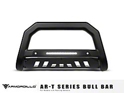 Armordillo AR-T Series Bull Bar with LED Light Bar; Pre-Drilled for Front Parking Sensors; Matte Black (19-24 RAM 1500 Rebel, TRX)