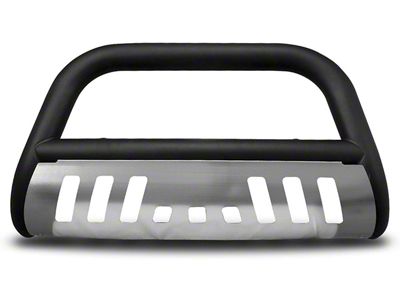 Armordillo Classic Bull Bar with Aluminum Skid Plate; Matte Black (02-05 RAM 1500)