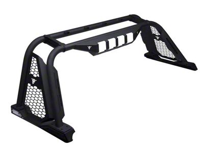 Armordillo CR-M Chase Rack with LED Shroud; Matte Black (19-24 RAM 1500 w/o RAM Box)