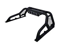 Armordillo CR1 Chase Rack with LED Shroud; Matte Black (19-24 RAM 1500 w/o RAM Box)