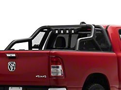 Armordillo CR1 Chase Rack with LED Shroud; Matte Black (19-24 RAM 1500 w/o RAM Box)