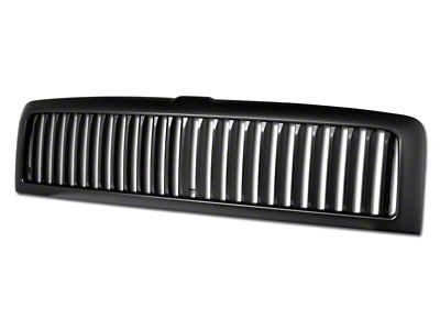 Armordillo Vertical Style Upper Replacement Grille; Matte Black (94-01 RAM 1500)