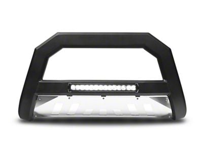 Armordillo AR Series Bull Bar with LED Light Bar and Aluminum Skid Plate; Matte Black (94-02 RAM 2500)