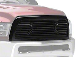 Armordillo OE Style Upper Replacement Grille; Gloss Black (10-18 RAM 3500)