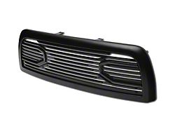 Armordillo OE Style Upper Replacement Grille; Matte Black (10-18 RAM 3500)