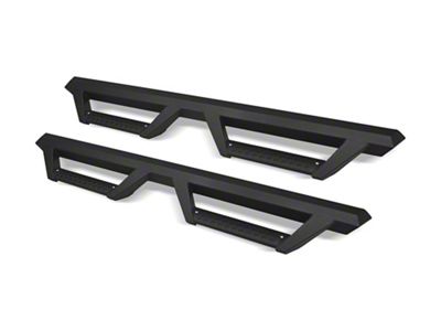 Armordillo AR Drop Side Step Bars; Matte Black (10-18 RAM 3500 Crew Cab)