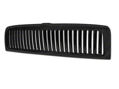 Armordillo Vertical Style Upper Replacement Grille; Gloss Black (94-02 RAM 3500)