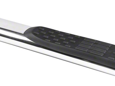 Armordillo 5-Inch Oval Side Step Bars; Polished (07-18 Sierra 1500 Crew Cab)