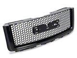 Armordillo Denali Style Upper Replacement Grille; Gloss Black (07-13 Sierra 1500)