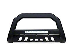 Armordillo AR Series Bull Bar with LED Light Bar; Textured Black (11-18 Sierra 2500 HD)