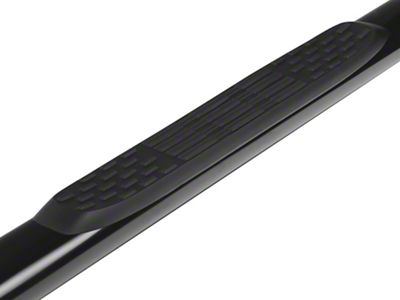 Armordillo 5-Inch Oval Side Step Bars; Black (07-18 Silverado 1500 Crew Cab)