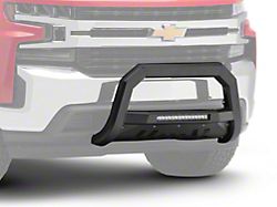 Armordillo AR Series Bull Bar with LED Light Bar; Matte Black (19-21 Silverado 1500; 2022 Silverado 1500 LTD)