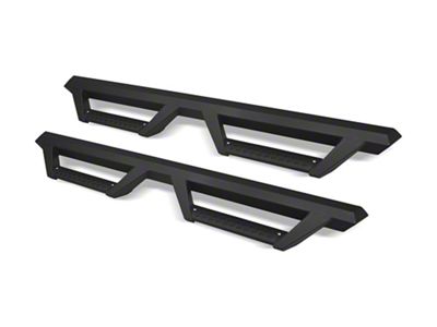 Armordillo AR Series Drop Steps; Matte Black (07-18 Silverado 1500 Crew Cab)