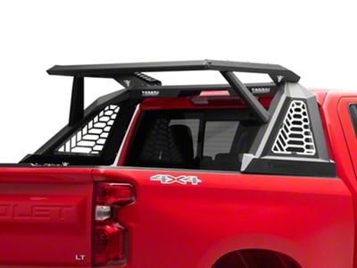 Armordillo CR-X Rack Chase Rack; Matte Black (99-25 Silverado 1500)