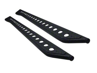 Armordillo RS Series Running Boards; Textured Black (20-24 Silverado 2500 HD Double Cab)