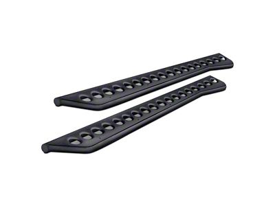 Armordillo RS Series Running Boards; Textured Black (07-19 Silverado 3500 HD Extended/Double Cab)