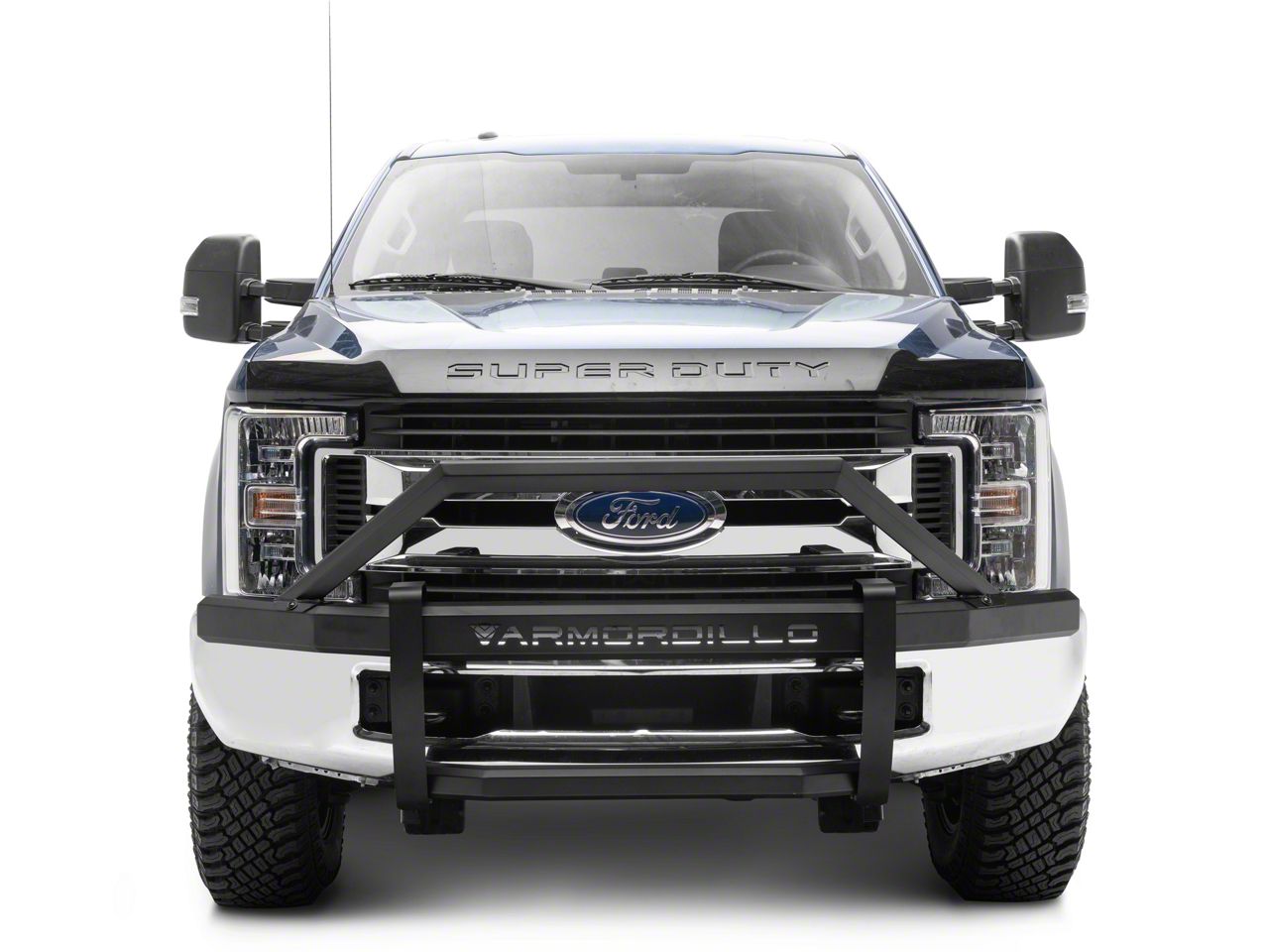 Armordillo F-250 Super Duty AR2 Pre-Runner Grille Guard; Matte Black ...