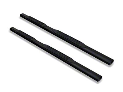 Armordillo 4-Inch Oval Side Step Bars; Black (07-20 Tahoe)