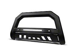 Armordillo AR-T Series Bull Bar with LED Light Bar; Pre-Drilled for Front Parking Sensors; Matte Black (21-24 Tahoe)