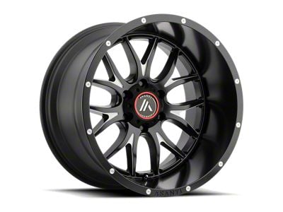 Asanti Carbine Satin Black Milled 8-Lug Wheel; 20x9; 18mm Offset (01-06 Sierra 3500 HD SRW)