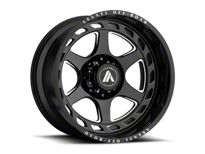 Asanti Anvil Gloss Black Milled 8-Lug Wheel; 20x10; -18mm Offset (03-09 RAM 2500)