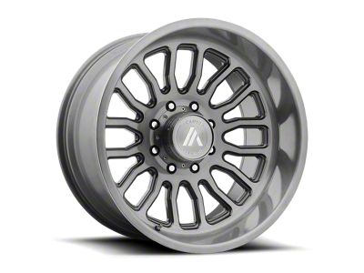 Asanti Workhorse Titanium Brushed 8-Lug Wheel; 22x10; -12mm Offset (03-09 RAM 2500)