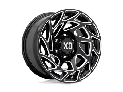 Asanti Carbine Satin Black Milled 8-Lug Wheel; 22x10; -18mm Offset (03-09 RAM 3500 SRW)