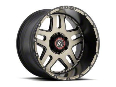 Asanti Enforcer Matte Black Machined Tint 6-Lug Wheel; 20x9; 40mm Offset (04-08 F-150)