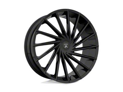 Asanti Matar Gloss Black 6-Lug Wheel; 24x9; 30mm Offset (04-08 F-150)